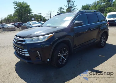 2019 Toyota Highlander Le из США, поврежденный, VIN 5TDBZRFH2KS705589